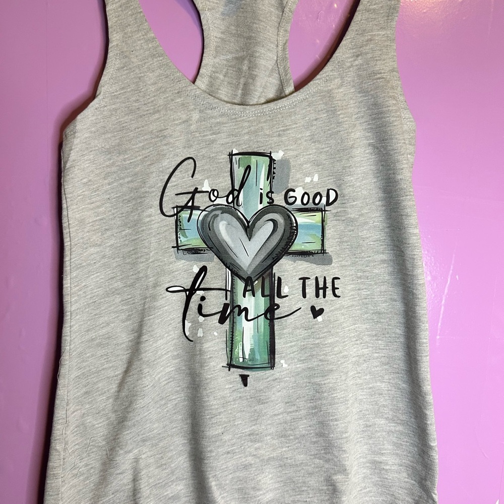 Next Level Apparel Light Gray Tank Top